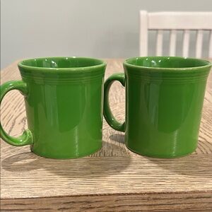Fiesta Bright Green Mugs Set